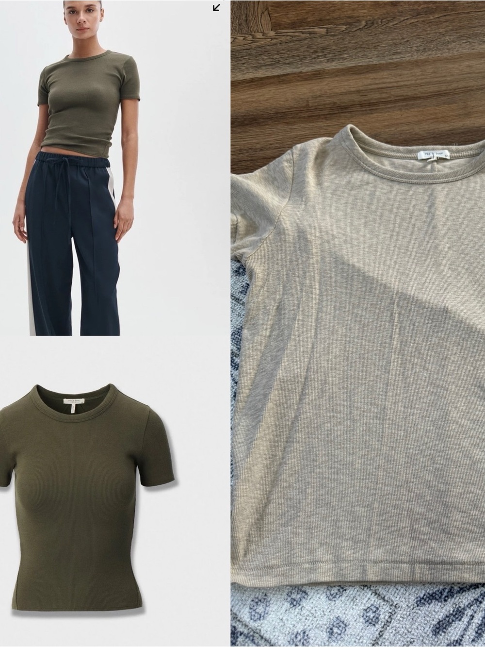 Rag & Bone Ribbed Essential Tshirt